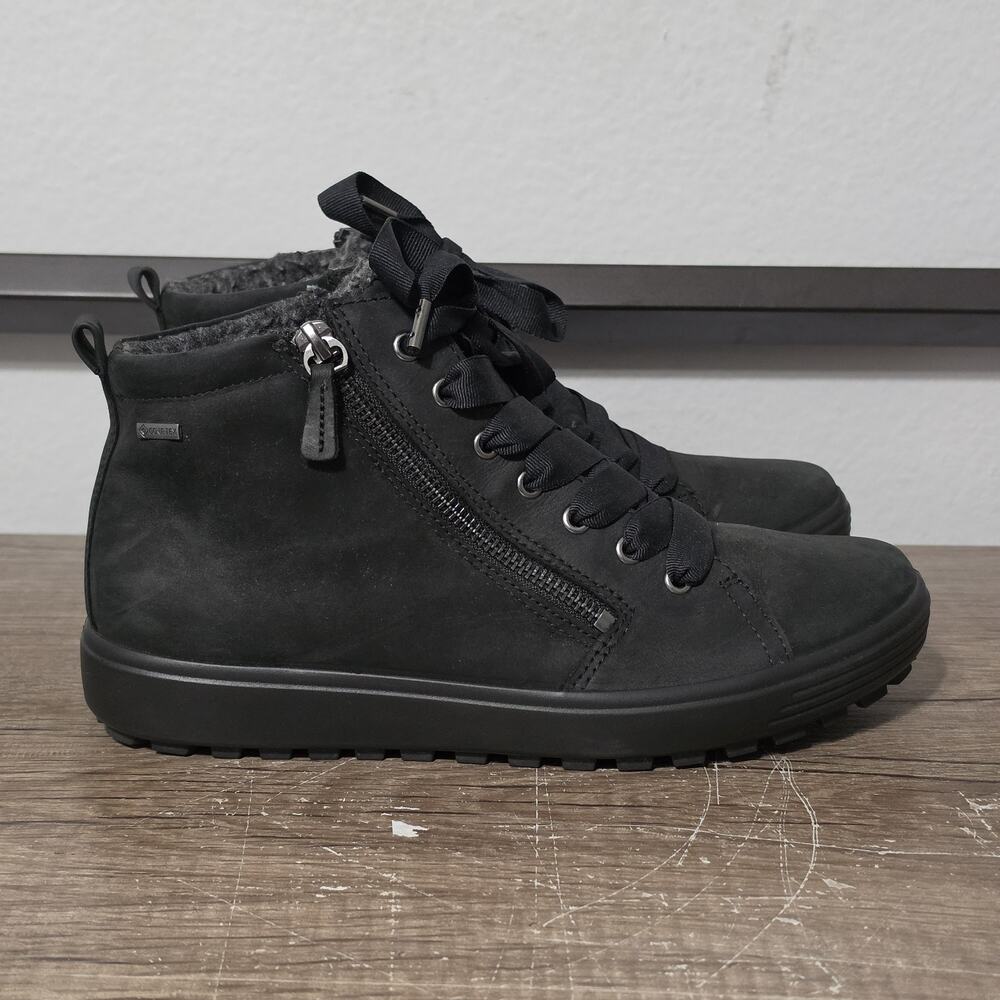 Ecco Soft 7 Tred GTX Women's Nubuck Ankle Boots Booties Shoes Size 39 (8-8.5) - Picture 3 of 9
